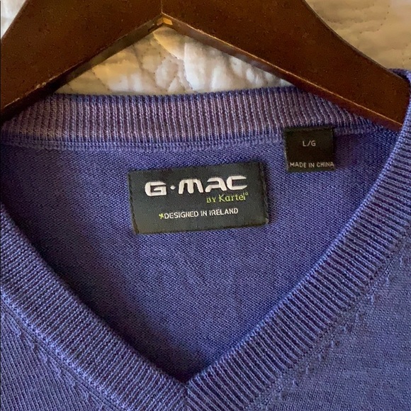 G Mac by Kartel v neck sweater - Picture 2 of 5
